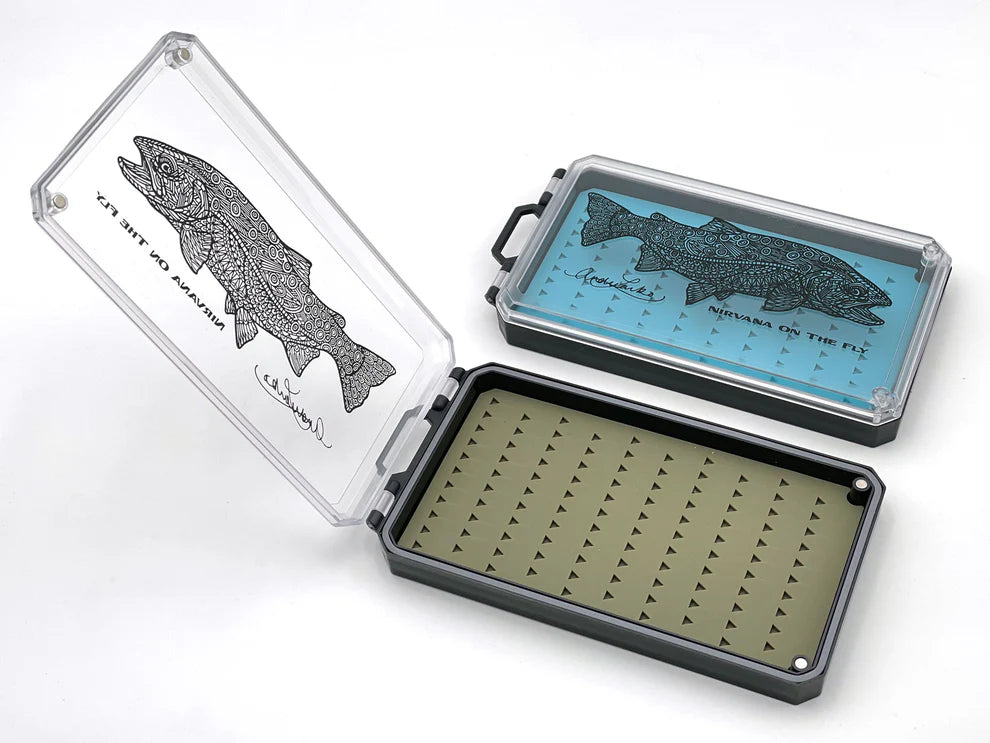 NIRVANA Silicone Fly Box w/ Artwork By Andrea Larko
