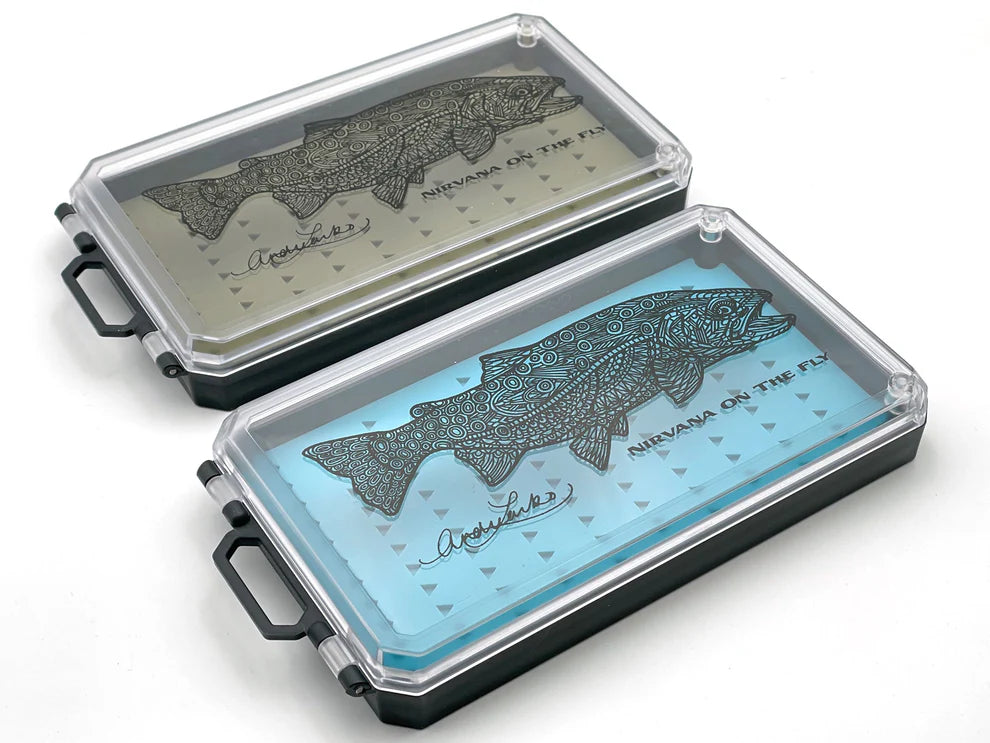 NIRVANA Silicone Fly Box w/ Artwork By Andrea Larko