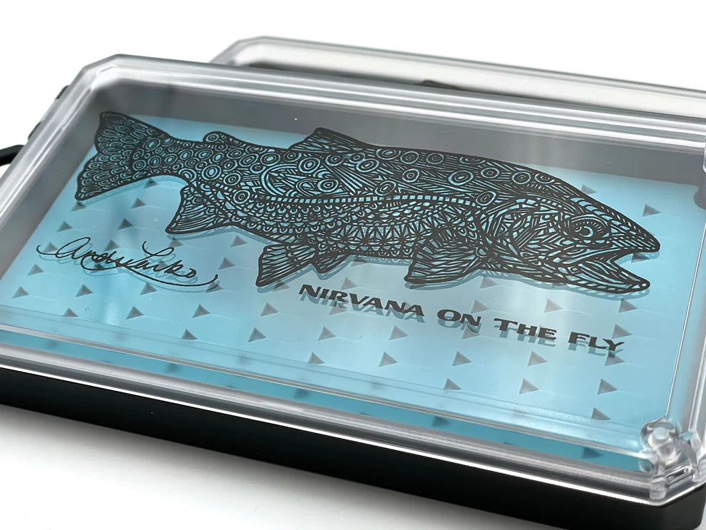 NIRVANA Silicone Fly Box w/ Artwork By Andrea Larko