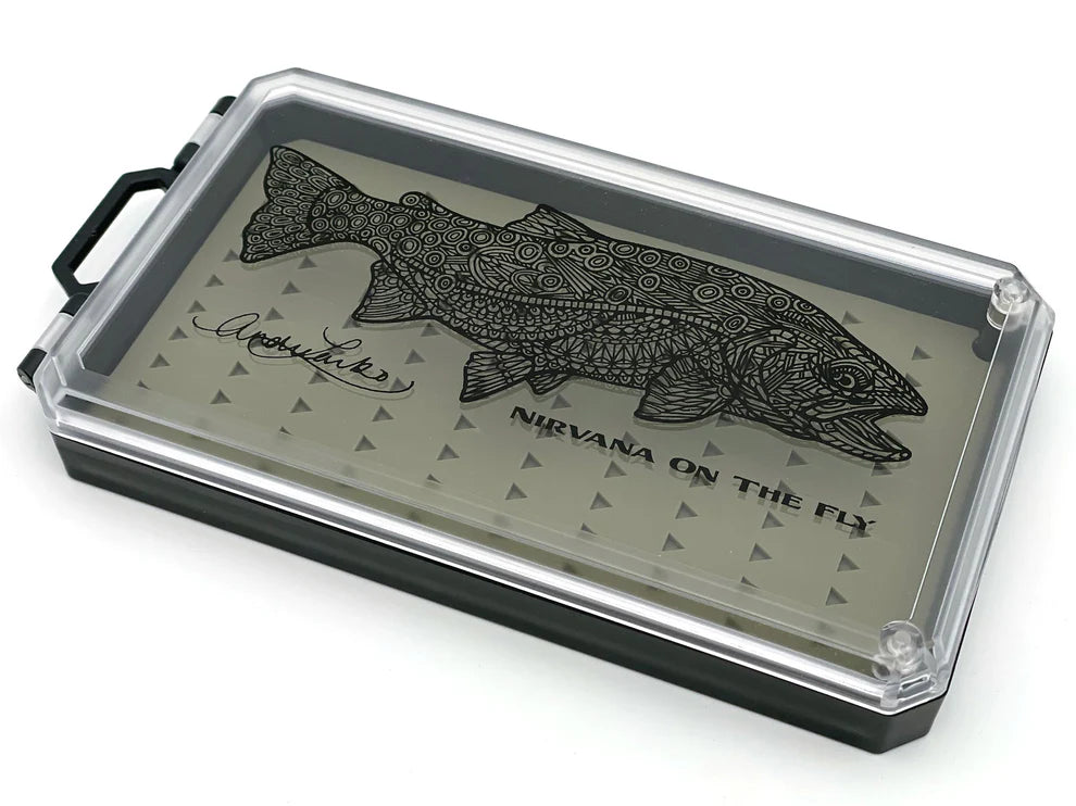 NIRVANA Silicone Fly Box w/ Artwork By Andrea Larko