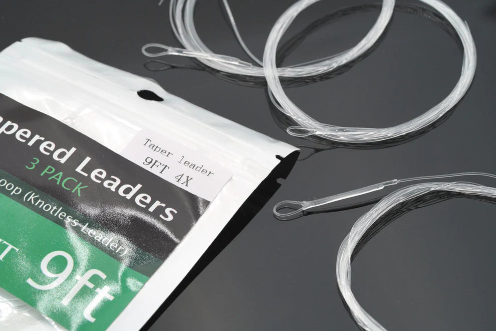 Moonlit Mono Tapered Leaders with Welded Loop