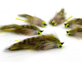 Dumbbell Eye Zonker Barbless Streamer flies
